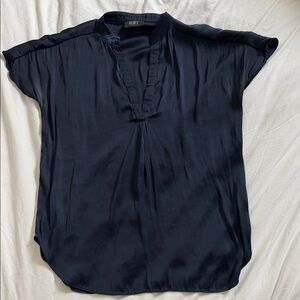 The Reset Navy Blouse